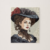 Dames in Petten Legpuzzel (Verticaal)