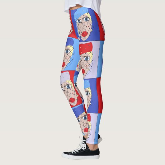 Dames ın Pilbox Pet Design Leggings (Links)