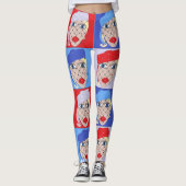 Dames ın Pilbox Pet Design Leggings (Voorkant)