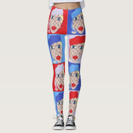 Dames ın Pilbox Pet Design Leggings