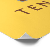 Dames in Tennis retro-stijl Poster (Hoek)