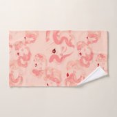 Dames in thee, kleur roos handdoek (Handdoek)