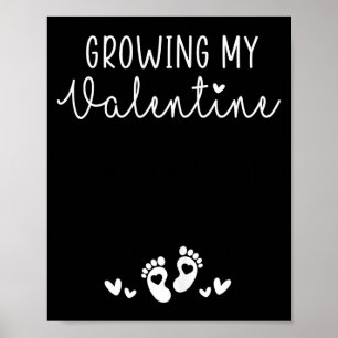 Dames in verwachting Mijn Valentijn Zwangerschap N Poster
