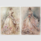 Dames in Waiting Tissuepapier (Voorkant)