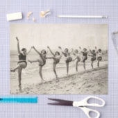  dames in zwemkostuum tissuepapier (Craft)