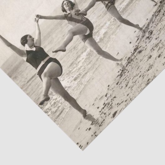  dames in zwemkostuum tissuepapier (Detail)