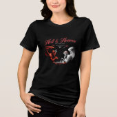 Dames "Inferno & Paradise" Dualiteit T-shirt (Voorkant)