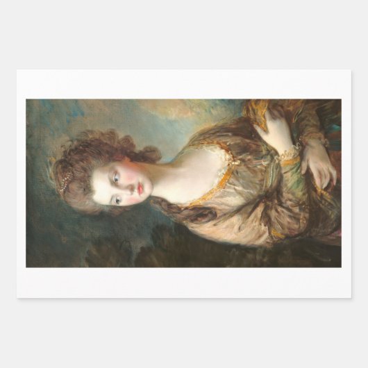 Dames Inpakpapier Vel (Voorkant)