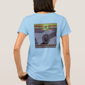 Dames jager op de zondagsakoestische T-shirt (Achterkant)