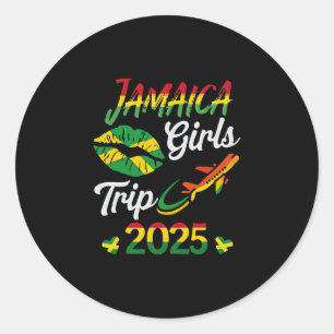 Dames Jamaica Meisjesreis 2025 Zomer Vakantie Wee Ronde Sticker