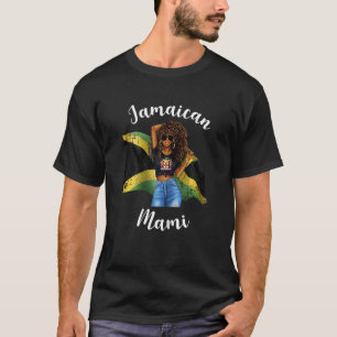 Dames Jamaicaanse Mami Afro Afrikaanse Jamaica Vla T-shirt