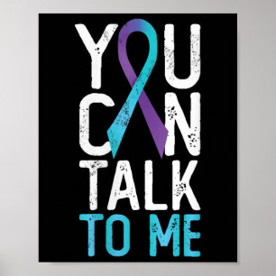 Dames Je Kan Met Me Praten Zelfmoordpreventie Bewu Poster
