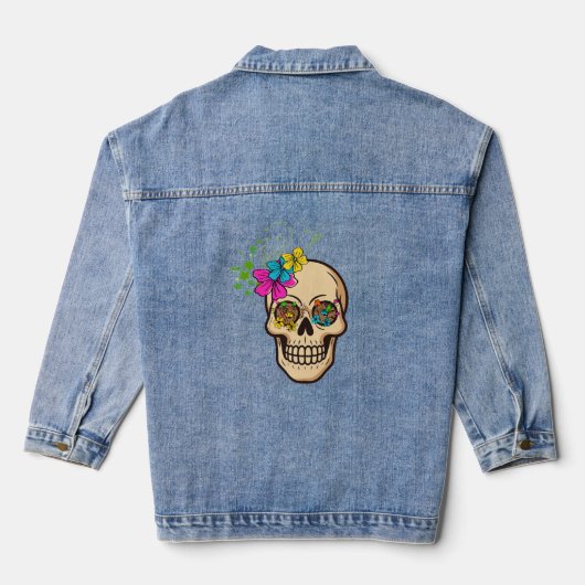 Dames jeansjas denim jacket (Achterkant)