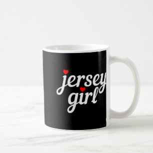 Dames Jersey Meisje New Jersey Hart Grappig Schatt Koffiemok