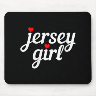 Dames Jersey Meisje New Jersey Hart Grappig Schatt Muismat