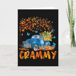 Dames Jnqd Truck Pompoen Grammy Herfst Herfst Vibe Kaart
