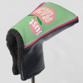 Dames "Just Peachy" Putter Golfheadcover (3/4 voorkant)