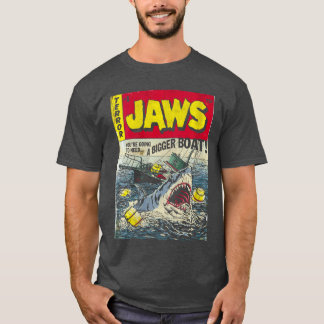 Dames Kaken Pulp Aanval Comic Cover VNeck retro T-shirt