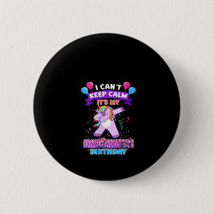 Dames Kan Niet Kalm Blijven Het Is Mijn Kleindocht Ronde Button 5,7 Cm