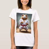 Dames Karate Cavia, Tshirt (Voorkant)