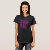 Dames Kat Mama Moeder Moer Kat Gekke Kat Moeder T-shirt (Voorkant volledig)