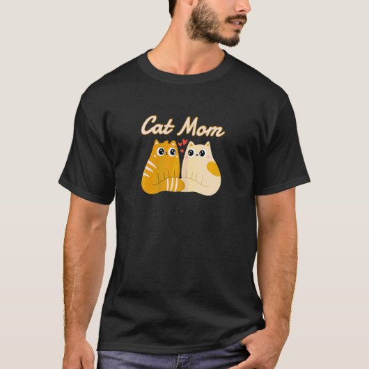 Dames Kat Moeder Moederdag Kat Moeder T-shirt (Voorkant)