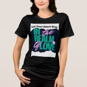 Dames Katoenen T-shirt met korte mouwen (Voorkant)