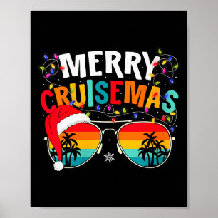 Dames Kerst Cruise Schip Varen Vakantie Poster