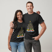 Dames Kerst Decoratie Duitse Draadharige Pointer D T-shirt (Unisex)