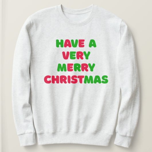 Dames kerst sweatshirt (Design voorkant)