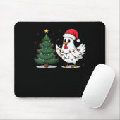 Dames Kerstmis Kip Ultrygeist Grappige Kip Geest Muismat (Met muis)