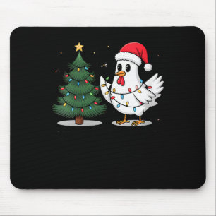 Dames Kerstmis Kip Ultrygeist Grappige Kip Geest Muismat