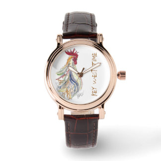 Dames Key West Rooster Horloge