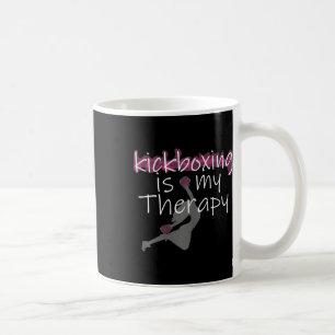 Dames Kickboksen Is Mijn Therapie , Kickboksen Koffiemok