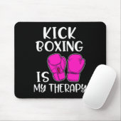 Dames Kickboksshirt Is Mijn Therapie Grappige Cl G Muismat (Met muis)