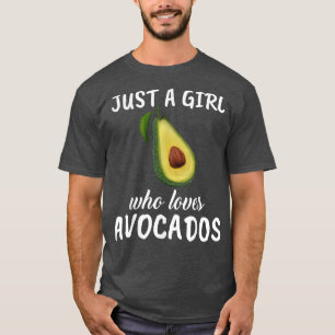 Dames Kleding Voor Een Meisje Dat Avocado's Liefhe T-shirt