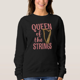 Dames Koningin van de snaren Citaat voor een Harp  Trui