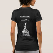 Dames korte hoes T Shirt Blk Petite (Achterkant)