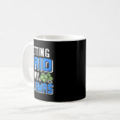 Dames krijgen betaald in mijn PJs Grappig werk op Koffiemok (Voorkant links)