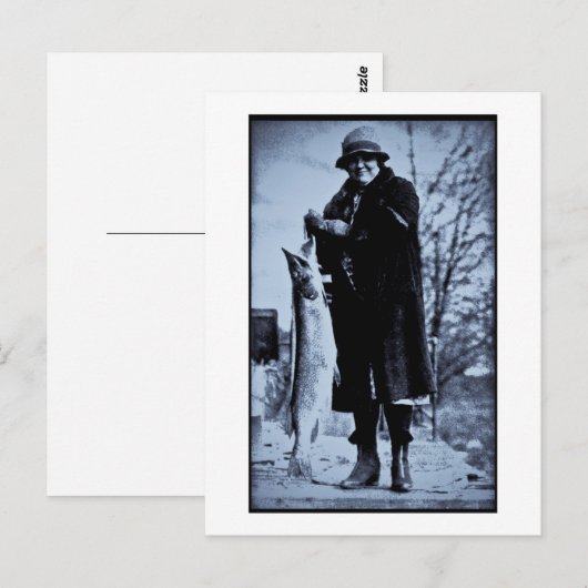 Dames krijgen de grote. briefkaart (Voorkant / Achterkant)