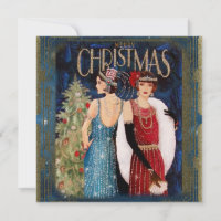 Dames Kunst Kerst 1930's