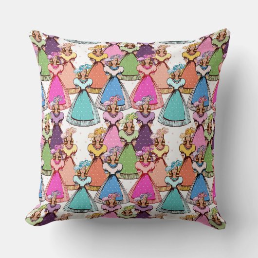  dames kussen (Voorkant)