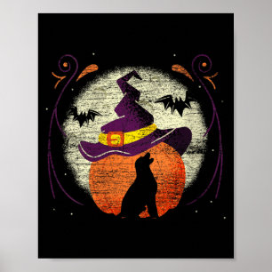 Dames Labrador Halloween Hond Poster