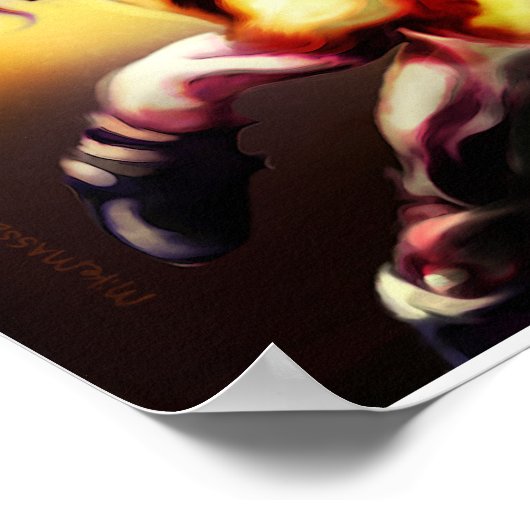 Dames Lacrosse Poster (Hoek)