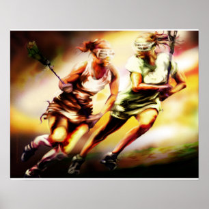Dames Lacrosse Poster