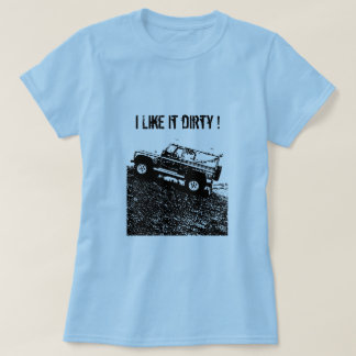 Dames Land rover naar shirt. Ik vind het smerig. T-shirt
