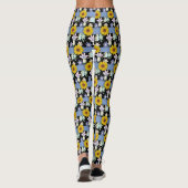 Dames lange bloemenleggings leggings (Achterkant)