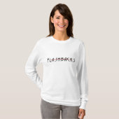 Dames lange hoes T-Shirt (Voorkant volledig)