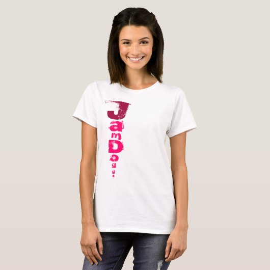 Dames lange hoes t-shirt (Voorkant volledig)