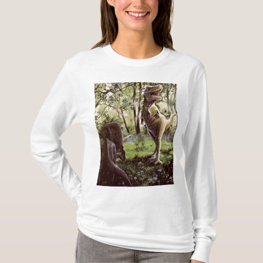 Dames lange mouw t-shirt (Voorkant)